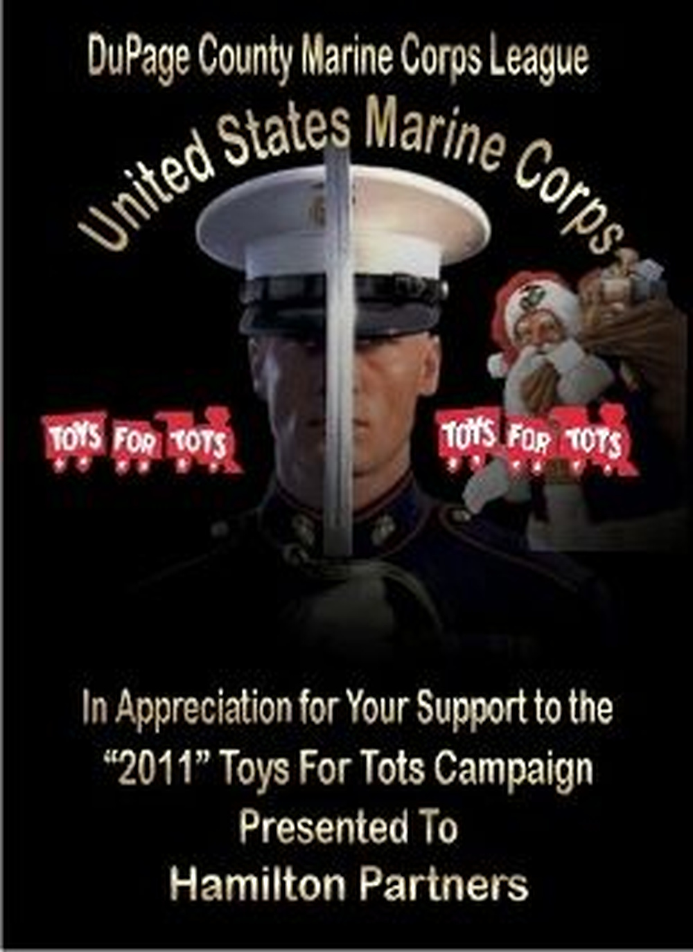 T4T12 Marine Salute with Santa