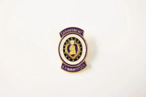 Department Commander badge on white background.