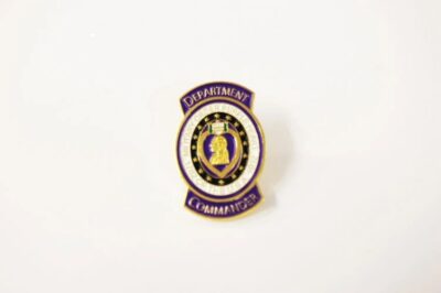 Department Commander badge on white background.