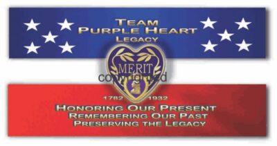 Purple Heart legacy banner with stars.