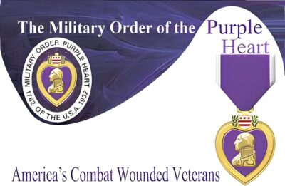 Purple Heart Name Badges & Ties