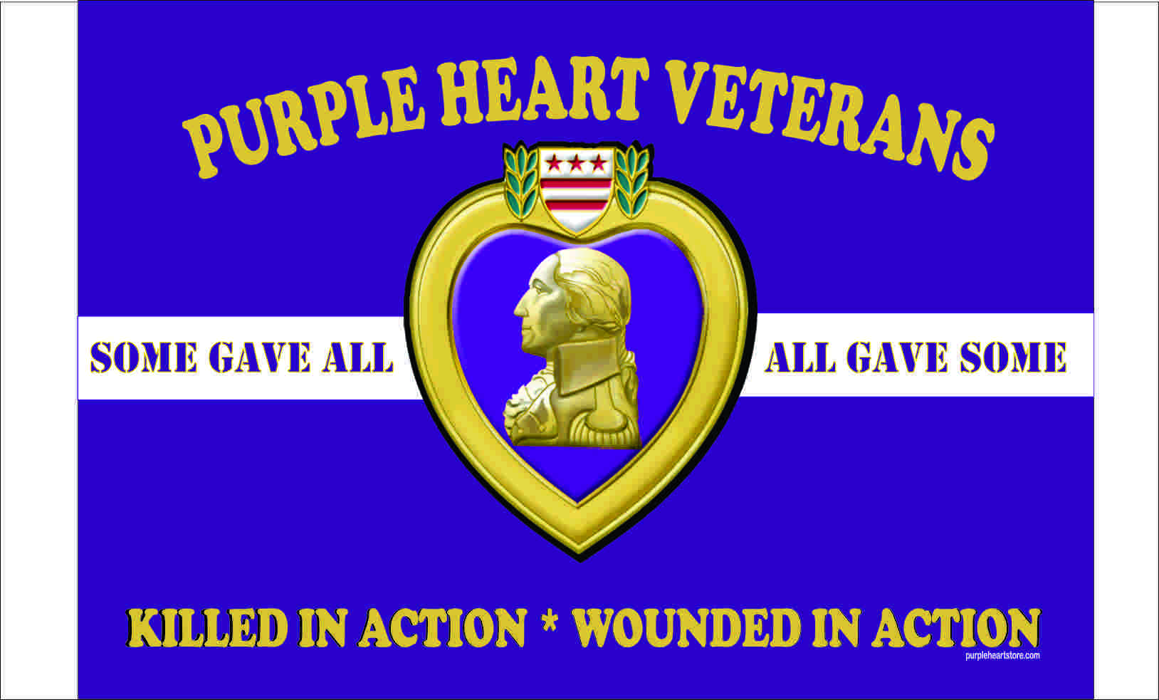 Flag - Purple Heart Some Gave All, All Gave Some
