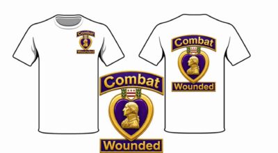 T Shirt Combat Wounded