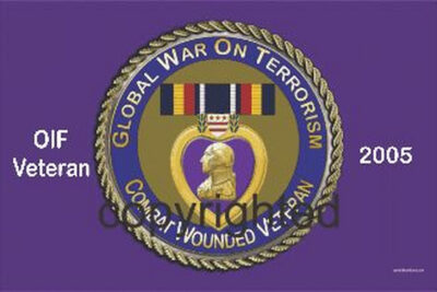 Flag - GWOT Purple Heart