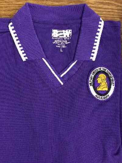 Ladies Service Ribbon V-Neck Polo Shirt