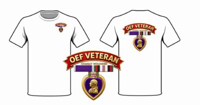 T Shirt Wars Combat Wounded OEF