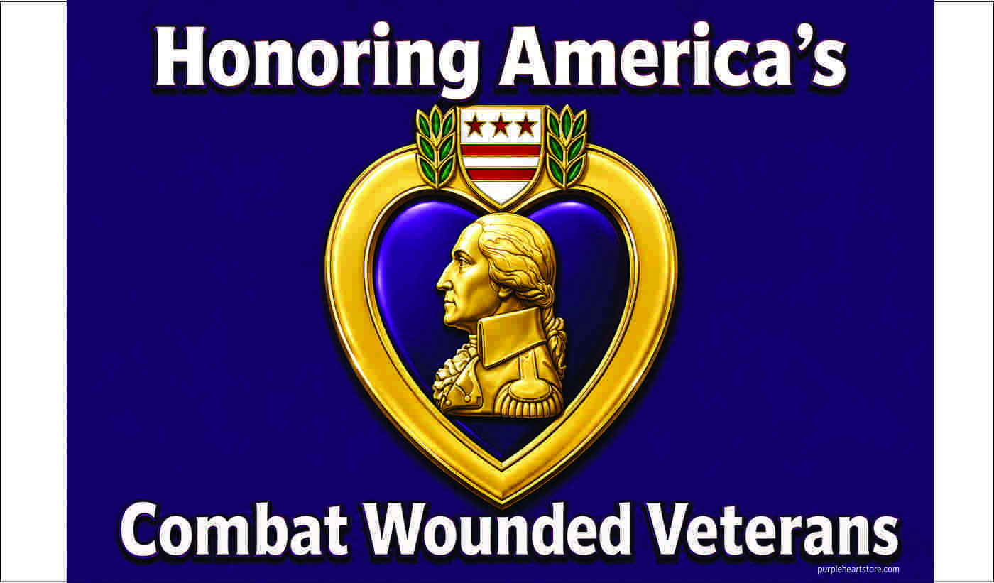 Flag - Purple Heart 2'x3' Standard