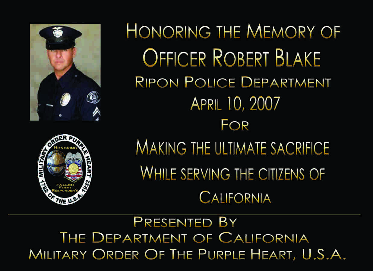 PL Fallen First Responder Memorial Plaque