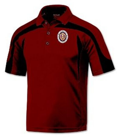 Red with Black Top Trim Poly (22 Designs)