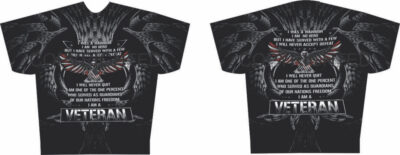 Full Print Tee Proud Veteran