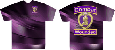 Custom Tee Purple Swirls