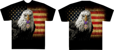 Full Print Tee American Eagle Purple Heart