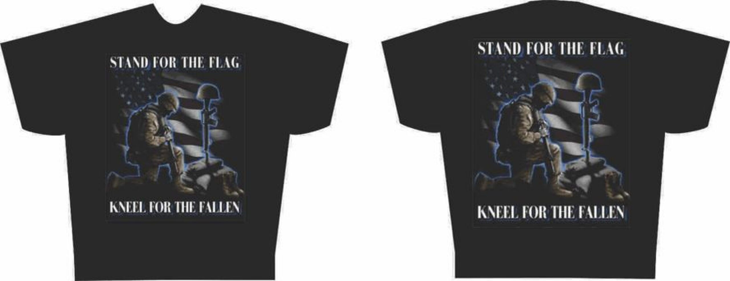 Full Print Tee Stand for the Flag