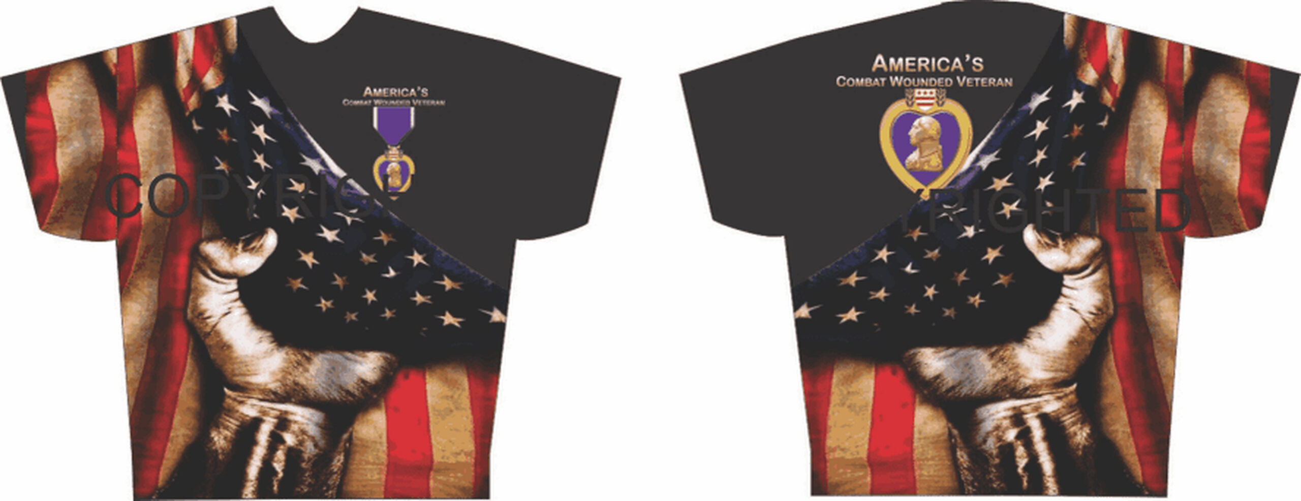 Full Print Tee US Flag Pride EPHA