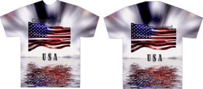 Full Print Tee USA Flag