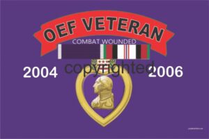 OEF Veteran Combat Wounded Purple Heart.