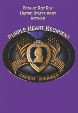Purple Heart medal for Vietnam War veteran.