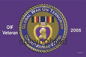 Global War on Terrorism veteran emblem.