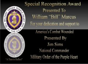 Special Recognition Award for William Marcus.
