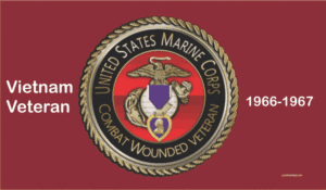 United States Marine Corps Vietnam Veteran emblem.