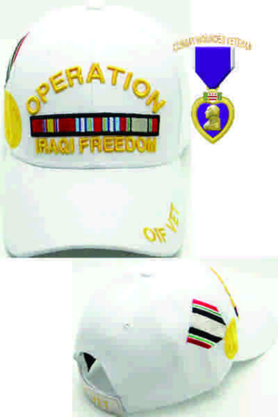 Iraq War Veteran Purple Heart Hat