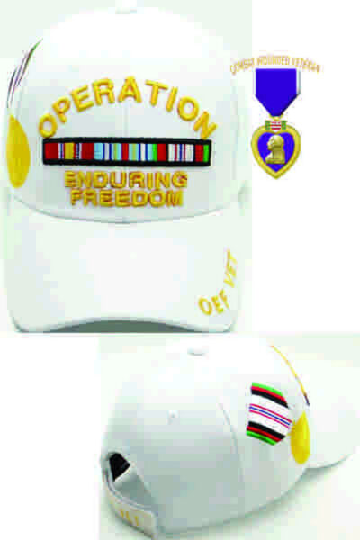 Afghanistan War Veteran Purple Heart Hat