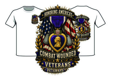 T Shirt Honoring America's Combat Wounded