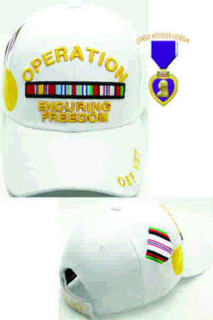 Afghanistan War Veteran Purple Heart Hat