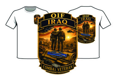 T Shirt OIF Veteran with CIB
