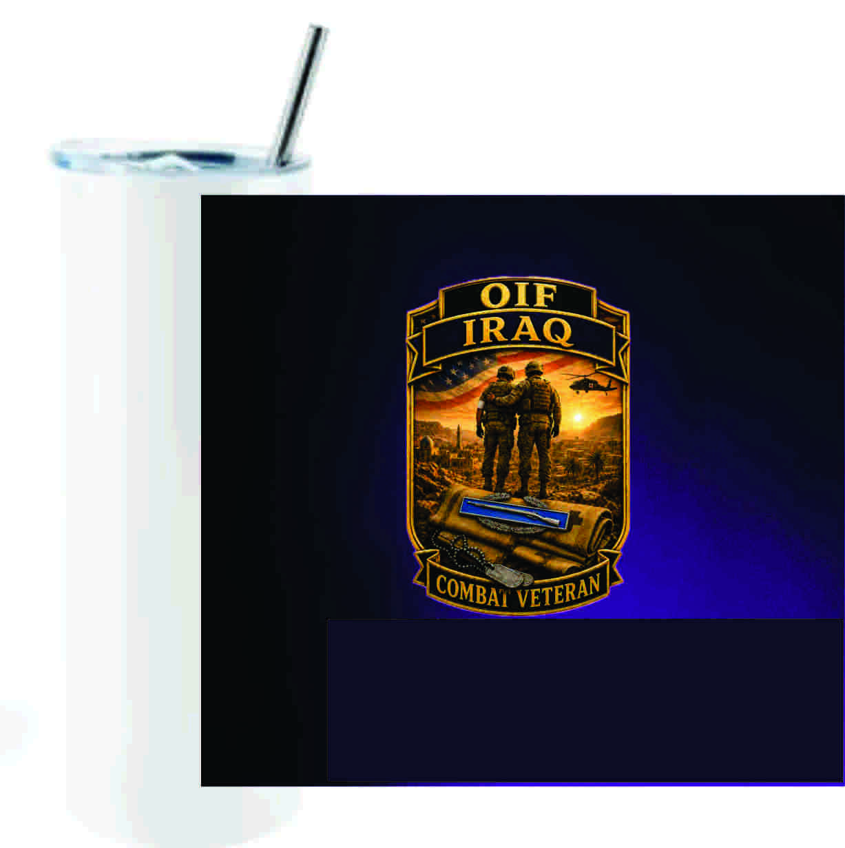 Tumbler - OIF Shield w/ CIB