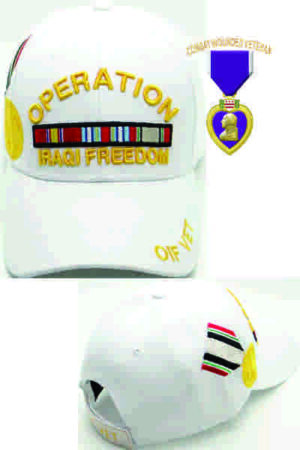 Iraq War Veteran Purple Heart Hat