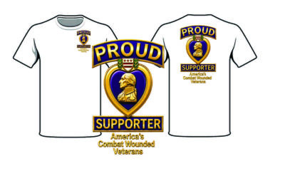 T Shirt Proud Purple Heart Supporter