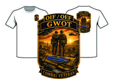 T Shirt OIF / OEF Veteran with CIB