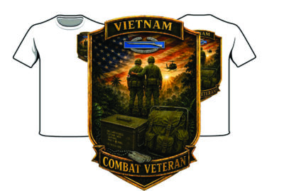 T Shirt Vietnam Veteran with CIB
