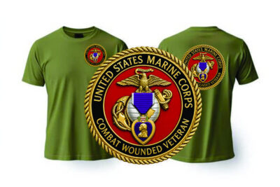 Marine Corps Purple Heart T-Shirt (8 Colors)
