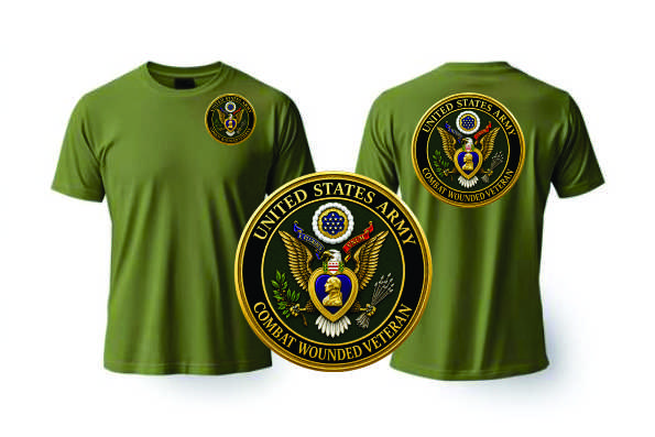 T-Shirt (8 Colors) US Army Purple Heart