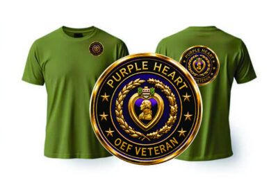 Operation Enduring Freedom Purple Heart Veteran T-Shirt (8 Colors)