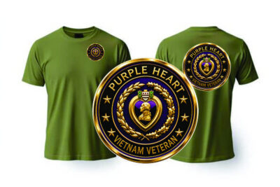 Vietnam Purple Heart Veteran T-Shirt (8 Colors)