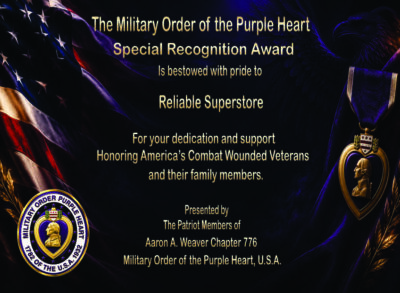 PL US Flag with Medals Plaque