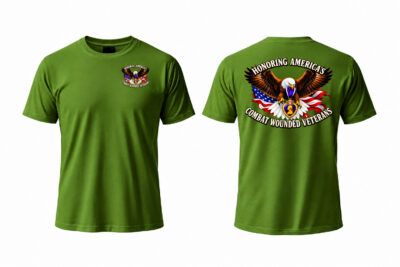 Honoring America’s Combat Wounded Veterans — Eagle T-Shirt (8 Colors)
