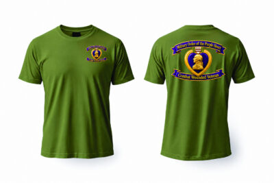 Military Order of the Purple Heart Ribbon T-Shirt (8 Colors)