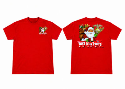 T4T T-Shirt (8 Colors) Santa EGA Train (Personalized IF Desired)