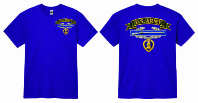 Army Combat Infantryman Badge & Purple Heart T-Shirt (8 Colors)