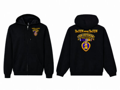 Operation Iraqi Freedom Service Ribbon Full-Zip Hooded Sweat Jacket