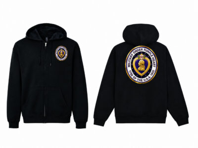 Purple Heart National Logo Full-Zip Hooded Sweat Jacket