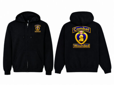 Combat Wounded Full-Zip Hooded Sweat Jacket