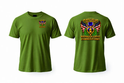 Unbroken in Spirit — Purple Heart T-Shirt (8 Colors)