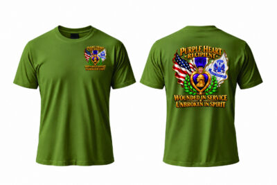 Unbroken in Spirit — Army Purple Heart T-Shirt (8 Colors)