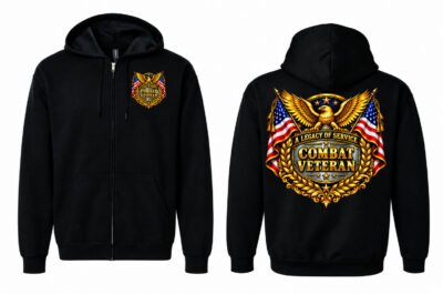 Combat Veteran Legacy  Full Zip Sweat Jacket