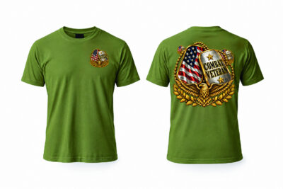 Combat Veteran Dog Tags T-Shirt (8 Colors)